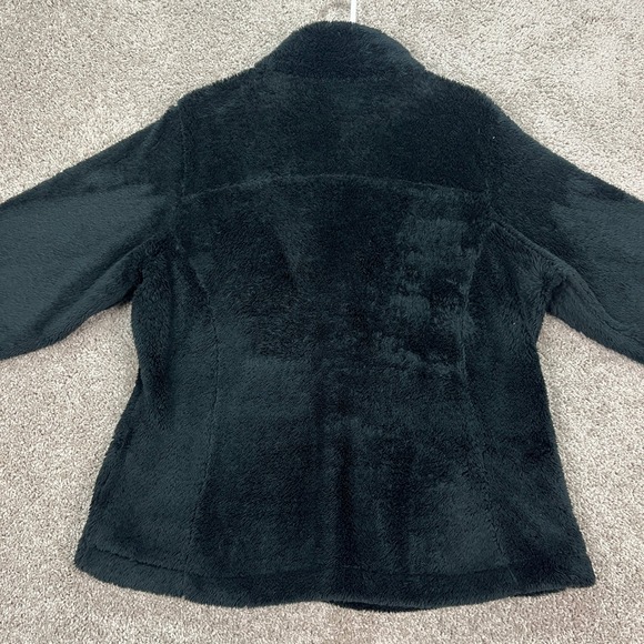 Columbia Men's Black Jacket XL Full Zip Fleece Faux Fur Casual Athletic Wear EUC - Picture 8 of 11